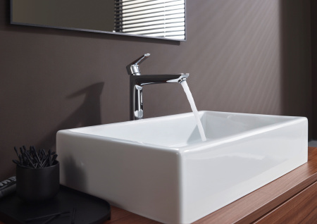 Смеситель для раковины с донным клапаном Hansgrohe Talis E 71716000 хром