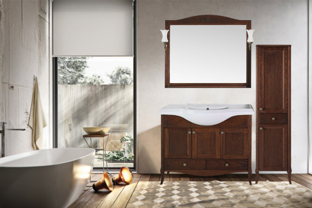 Зеркало (104х90)  ASB-Woodline Салерно 105 9692 (коричневый)