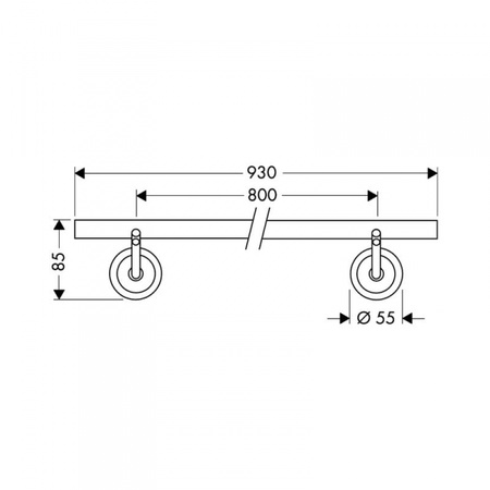 Полотенцедержатель Axor Starck 40808000