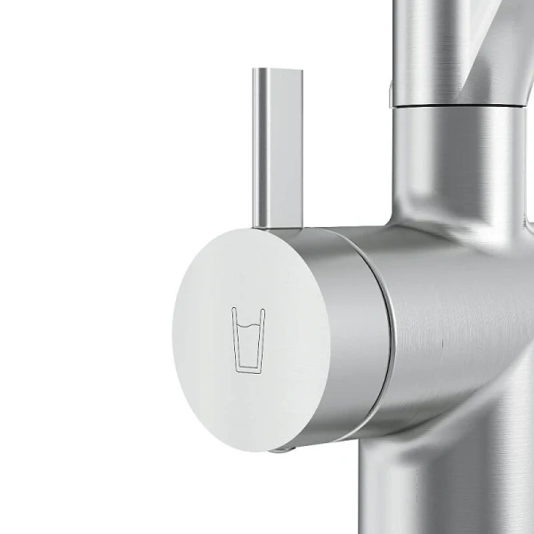 Смеситель для кухни с подключением к фильтру Am.Pm Func F8F07812 сатин/черный