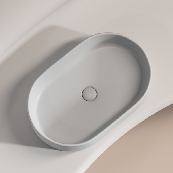 Раковина накладная (60,8х38,5) Ceramica Nova ELEMENT CN6048MSG