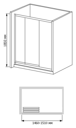 Душевая дверь RGW CL-11 04091150-51