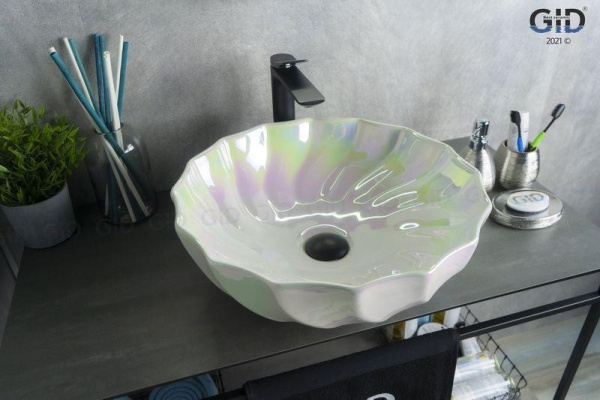 Раковина накладная (46х46) Gid Nc423