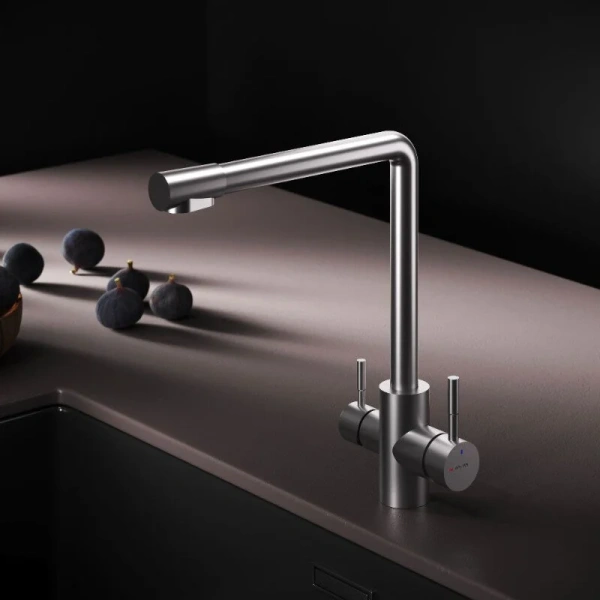 Смеситель для кухни с подключением к фильтру AM.PM X-Joy S F85B05711 сатин