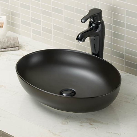 Раковина накладная (52х39) Melana A433-CBK-M-803