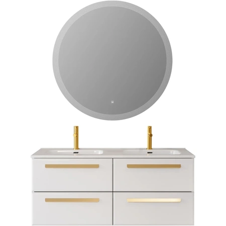 Тумба под раковину Cezares ECO-CER-N-1200-4C-SO-2-BL Bianco Lucido без ручек