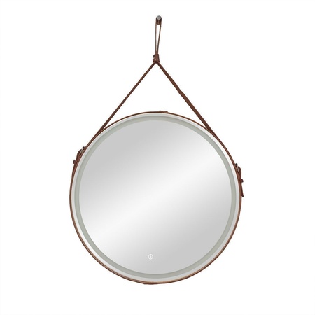 Зеркало с подсветкой Art&Max Milan D650 AM-Mil-650-DS-F-Brown