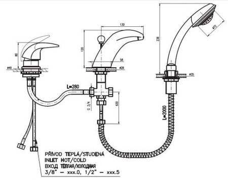 Смеситель RAV Labe L071.5S