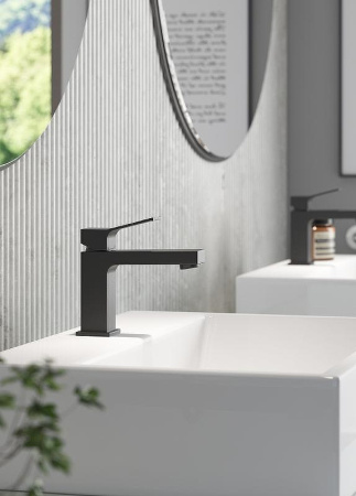 Смеситель для раковины Bossini Aki Z00707.073 черный матовый