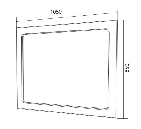 Зеркало (105х85)  1Marka Прованс 105 У71972