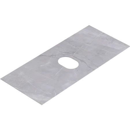 Столешница 101 см Aqwella Geometria STG1014X456GS серый мрамор