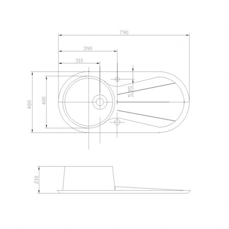 Кухонная мойка Акватон Паола терракот 1A714032PA070