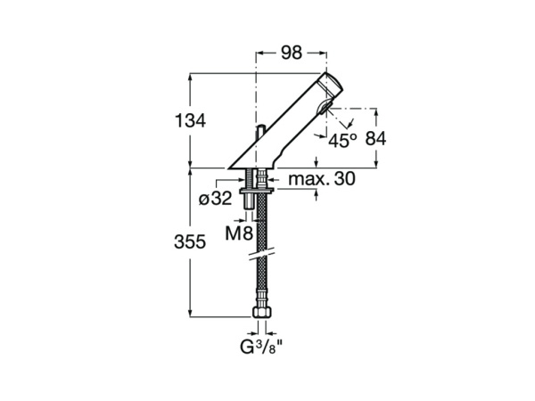 Смеситель для раковины Roca Avant 5A3179C00