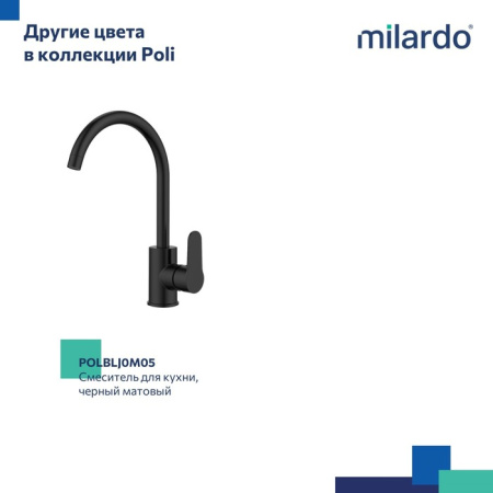 Смеситель для кухни Milardo Poli POLSBJ0M05