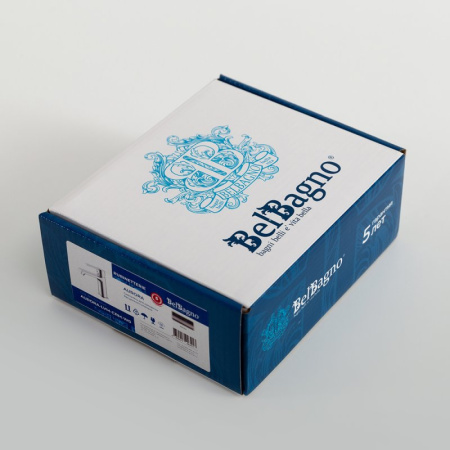 Комплект смесителей для ванной комнаты BelBagno AURORA-VSCM/LVM-CRM