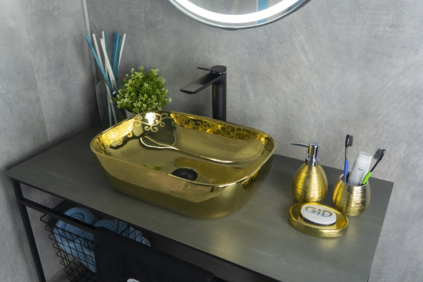 Раковина накладная (46х32,5) Gid Nc424