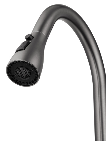 Смеситель для кухни с выдвижным изливом WONZON & WOGHAND, темный графит WW-AE54123-BGG Смеситель для кухни с выдвижным изливом WONZON & WOGHAND, темный графит WW-AE54123-BGG