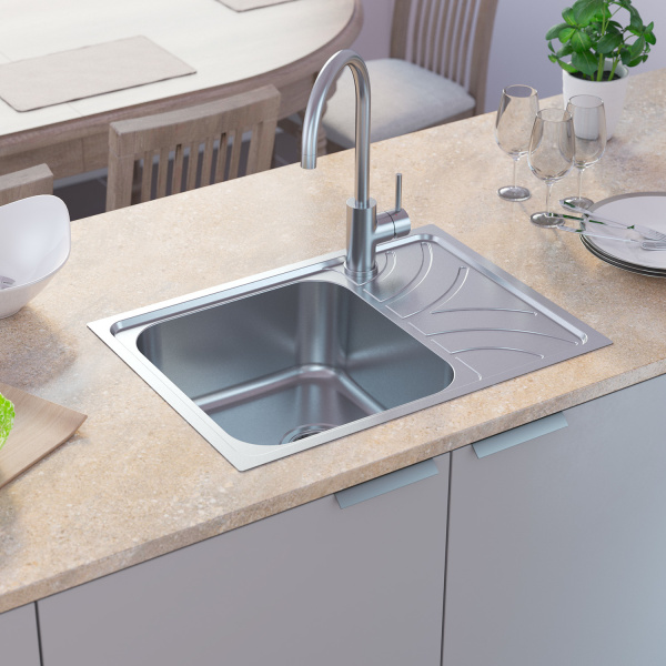 Мойка кухонная IDDIS 605*440 Arro S (ARR60SDi77)