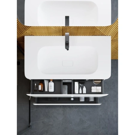 Тумба без раковины Art&Max Sanremo AM-Sanremo-1000-2C-SO-BL белый глянец