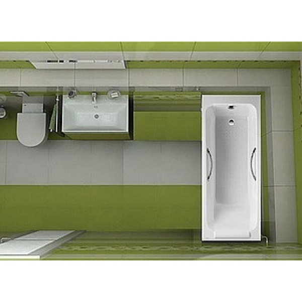 Чугунная ванна (150x70) Jacob Delafon Parallel E2949-00 Чугунная ванна (150x70) Jacob Delafon Parallel E2949-00