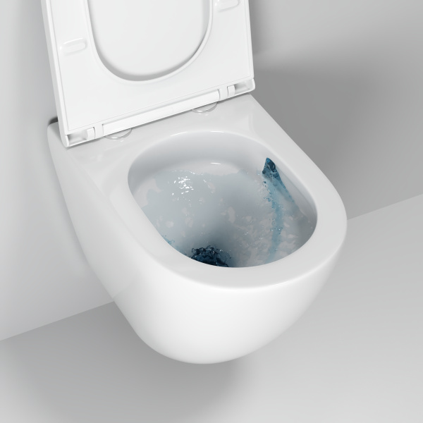 Унитаз подвесной безободковый Grossman  GR-4455SQ с сиденьем микролифт