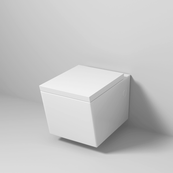 Унитаз подвесной безободковый Grossman Cristal GR-4495 с сиденьем микролифт