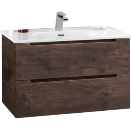 База под раковину подвесная BelBagno ETNA39-800/390-2C-SO-RW-P Rovere Moro