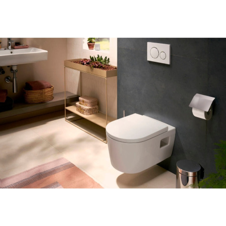 Унитаз подвесной безободковый Hansgrohe EluPura Original S 60142450 без сиденья
