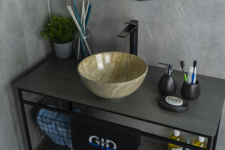 Раковина накладная (32х32) Gid Mnc488