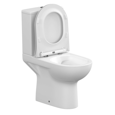 Унитаз напольный безободковый Cersanit STREET FUSION Clean On 011 3/5 DPL EO slim S-KO-SFU011-3/5-COn-S-DL-w