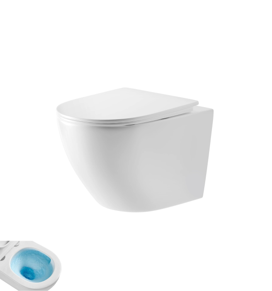 Подвесной унитаз безободковый Gid Tr2198TFB