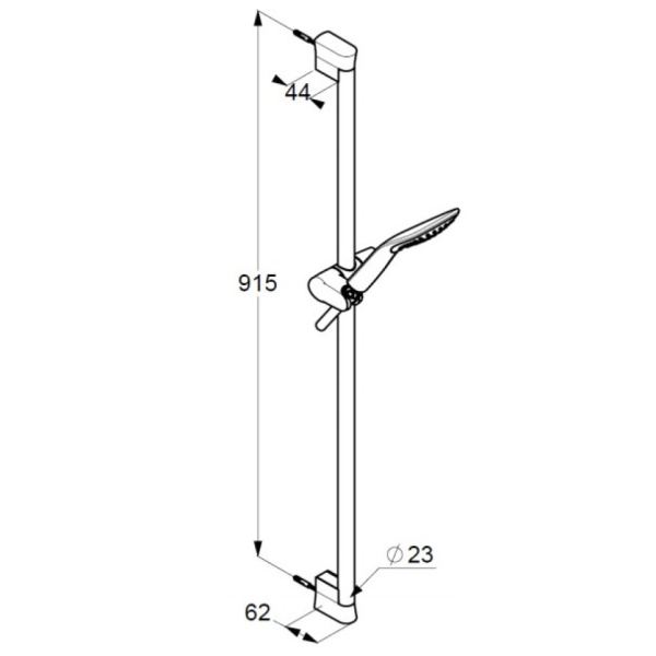 Душевой гарнитур Kludi Fizz 6764087-00 Душевой гарнитур Kludi Fizz 6764087-00
