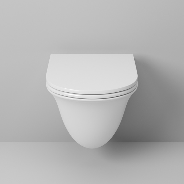 Унитаз подвесной безободковый Grossman  GR-4412S с сиденьем микролифт