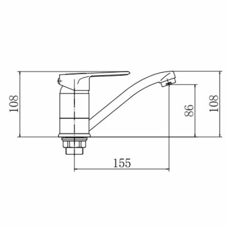 Смеситель для кухни FASHUN A4504-2