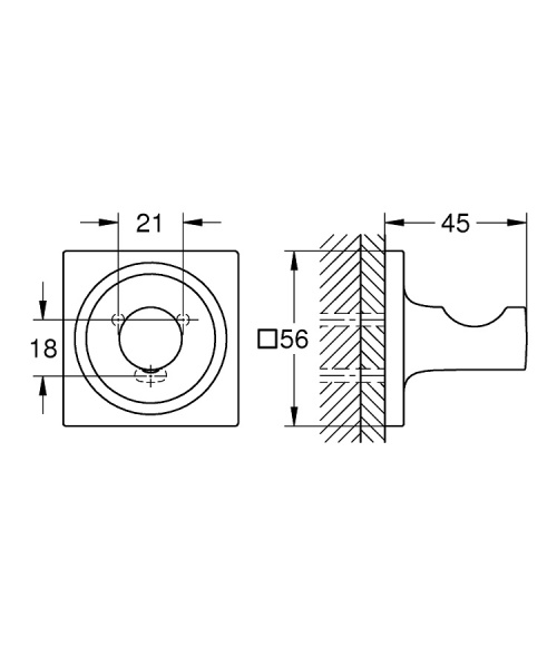 Крючок для банного халата Grohe Allure 40284GN1