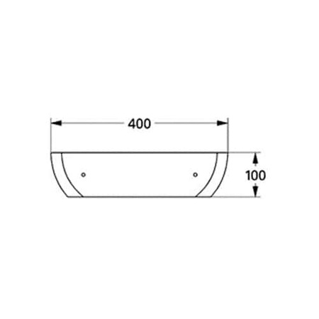 Полочка с держателем Grohe Chiara 40191000/40190RR0