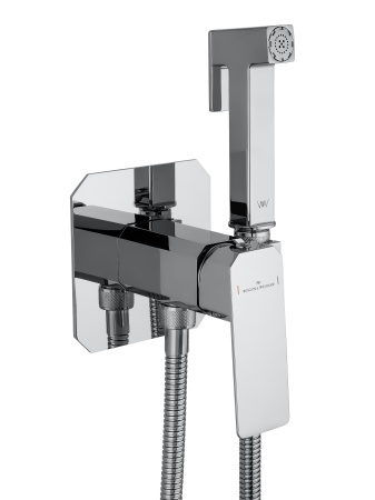 Смеситель с гигиеническим душем встраиваемый WONZON & WOGHAND DIAMOND, хром WW-88829011-CR