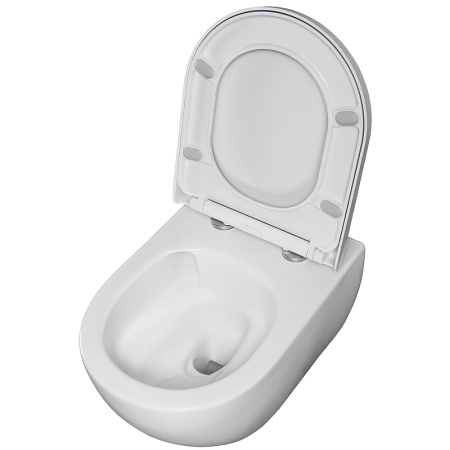 Подвесной безободковый унитаз с сиденьем микролифт beWash Bogen 88393201