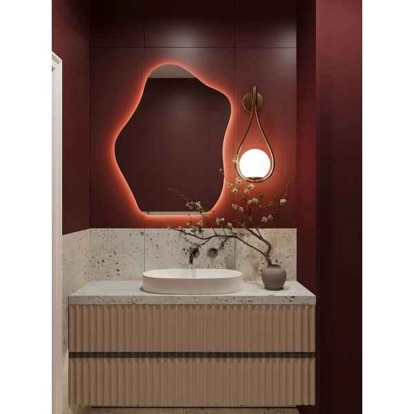 Зеркало с подсветкой Art&Max Como AM-Com-600-800-DS-F