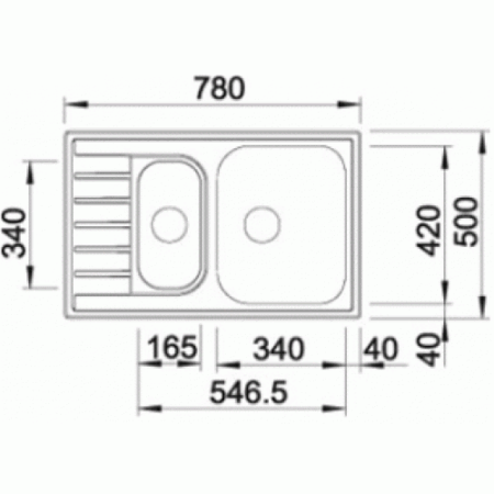 Кухонная мойка Blanco Livit 6 S Compact 515117