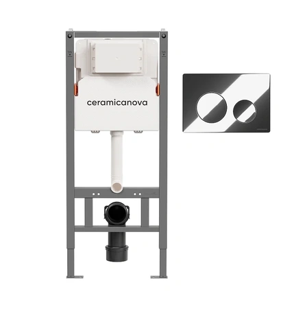 Система инсталяции для подвесного унитаза 3 в 1 Ceramica Nova Balance CN121001CH