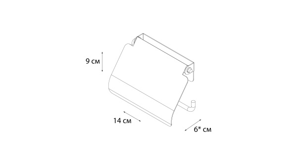 Бумагодержатель FIXSEN Hotel с крышкой FX-31010