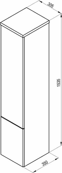 Пенал Ravak Rosa II SB X000000929