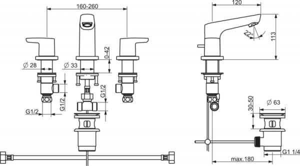 Oras Saga 3941 Смеситель для умывальника