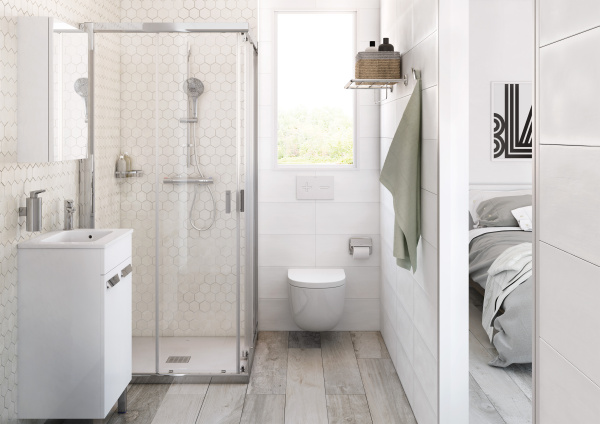 Тумба под раковину Roca Debba 50 2 дверцы, белый глянец ZRU9302710