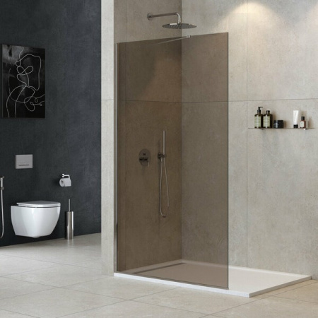 Душевая перегородка 120 см CEZARES LIBERTA LIBERTA-L-1-TB-120-BR-Cr