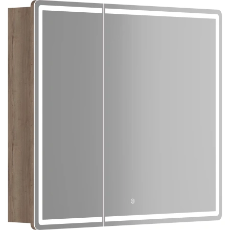Зеркало-шкаф с подсветкой (89х74) Sancos Mirror MI90EG