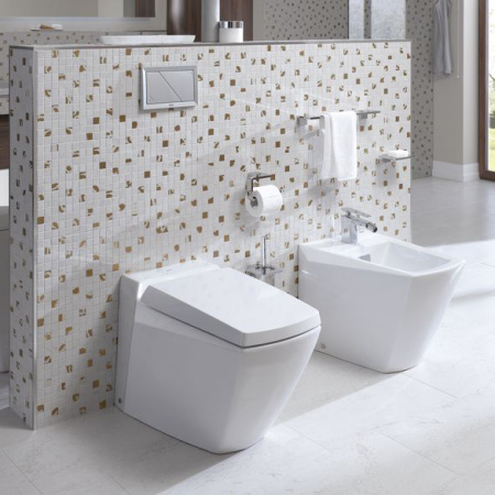 Биде напольное Toto Jewelhex BT681V#XW