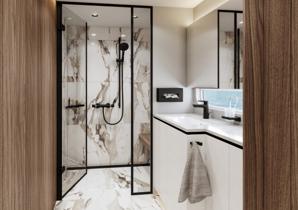 Стакан для зубных щеток Hansgrohe AddStoris 41749670 черный матовый