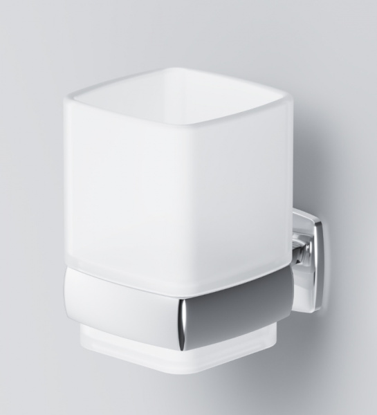 Стеклянный стакан с настенным держателем Am.Pm Gem A9034300 Стеклянный стакан с настенным держателем Am.Pm Gem A9034300